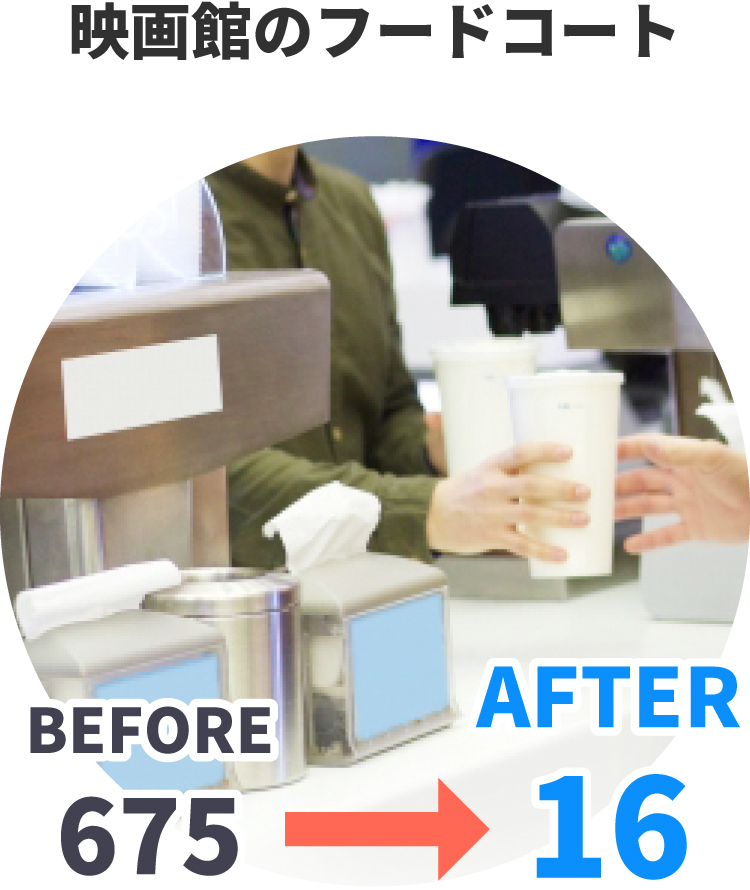 映画館のフードコート